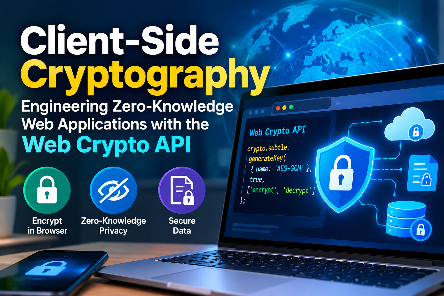 Client-Side Cryptography: Engineering Zero-Knowledge Web Applications with the Web Crypto API