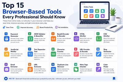Top 15 Browser-Based Tools Every Professional Should Know